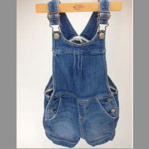 baby Gap 1969 Girl's Denim Short Overalls (18-24M)